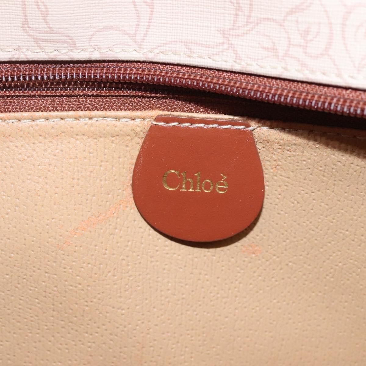Chloe Vintage Tote bag PVC, BEIGE, PVC, Tote bag