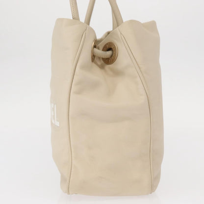 Chanel Camellia Tote Leather, BEIGE, LEATHER, Tote bag