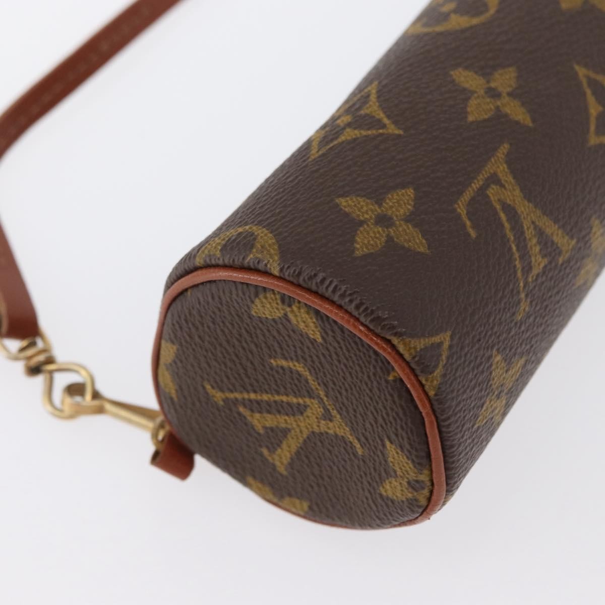 Louis Vuitton Papillon Pochette Monogram Canvas, BROWN, CANVAS, Clutche & pouche