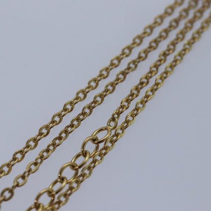 Christian Dior CD Pendant Necklace Gold-plated, GOLD, METAL, Necklace