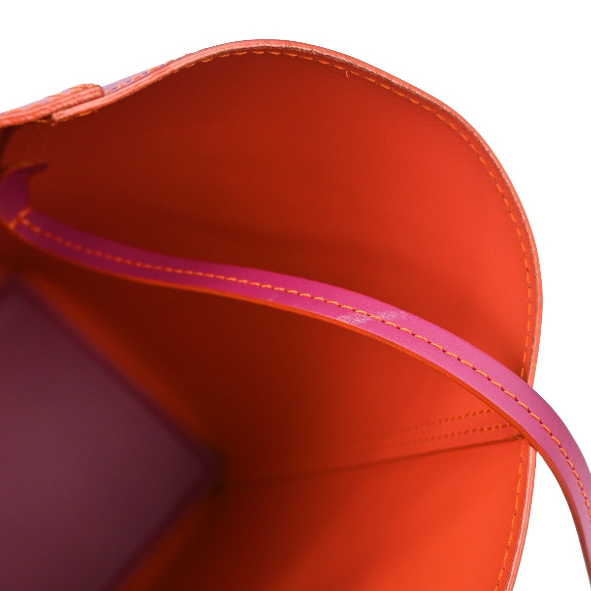 Loewe Leo Shopper Tote Leather, PINK, LEATHER, Tote bag
