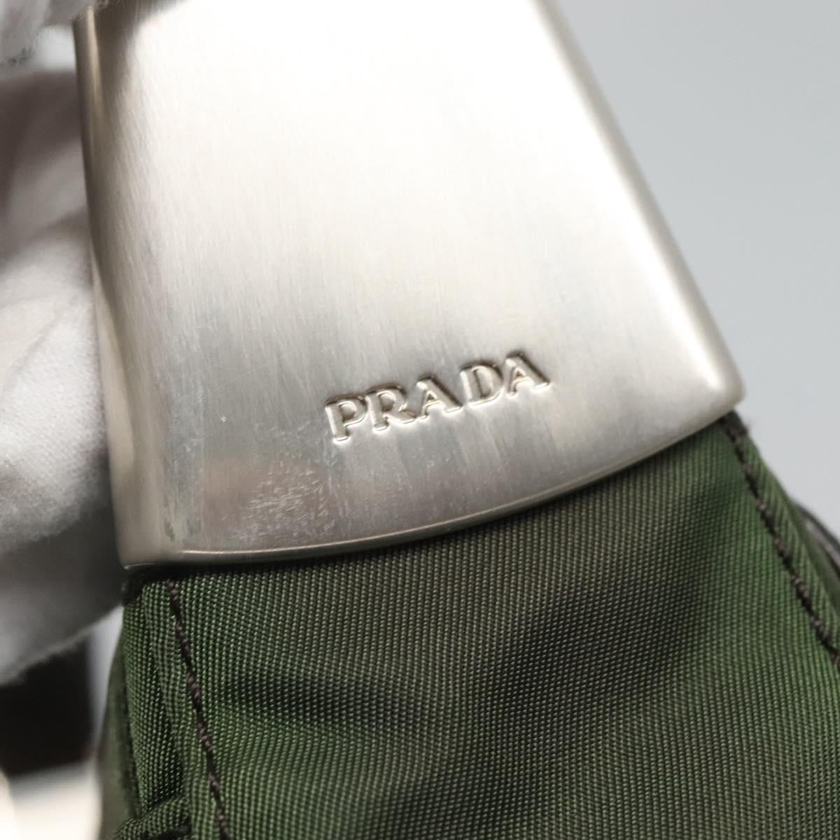Prada Vintage Shoulder Bag Tessuto, KHAKI, NYLON, Shoulder bag