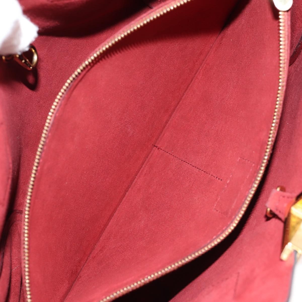 Louis Vuitton Kimono Handbag Monogram Canvas and Leather, Red, Canvas, Handbag