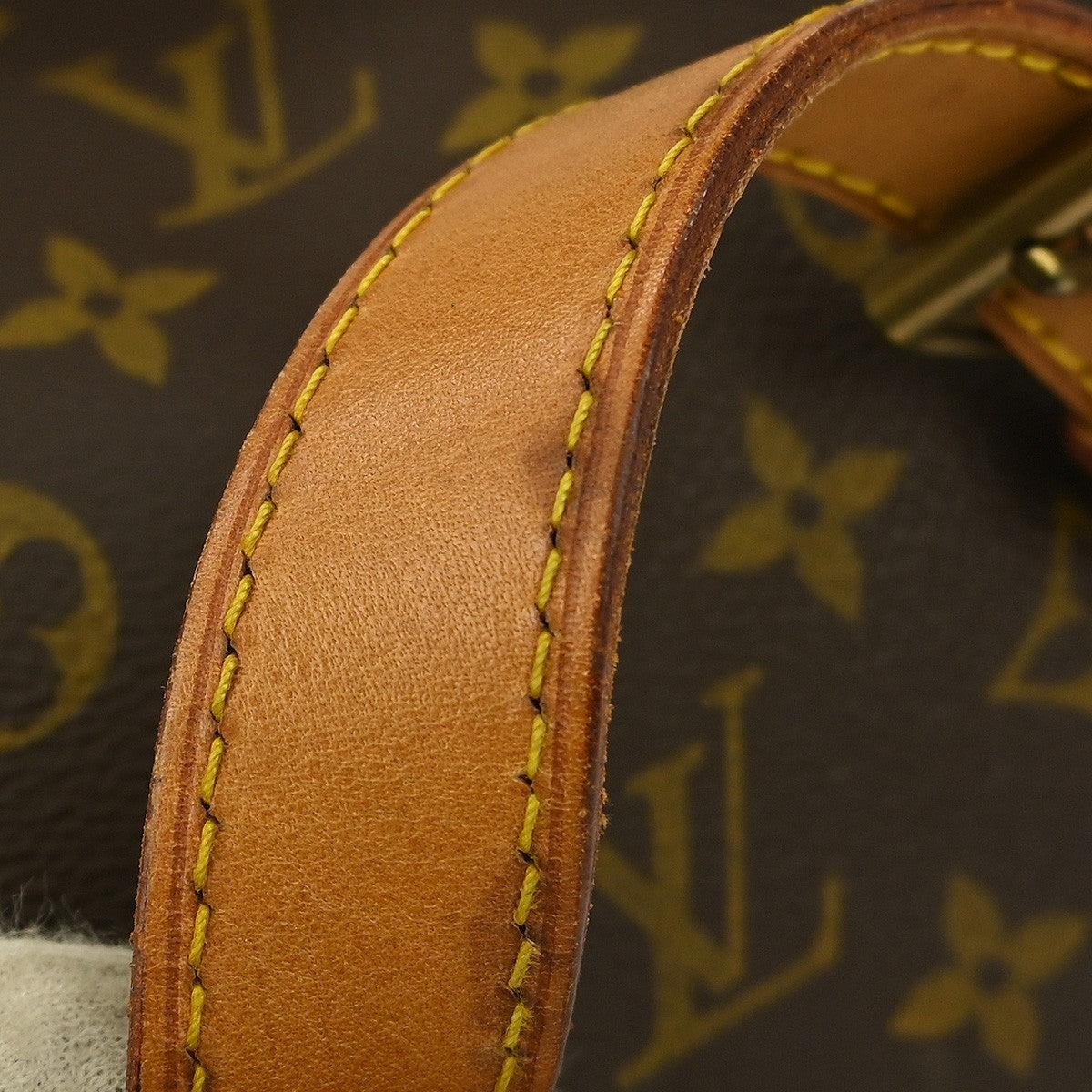 Louis Vuitton Keepall Bandouliere Bag Monogram Canvas, BROWN, CANVAS, Travel bag