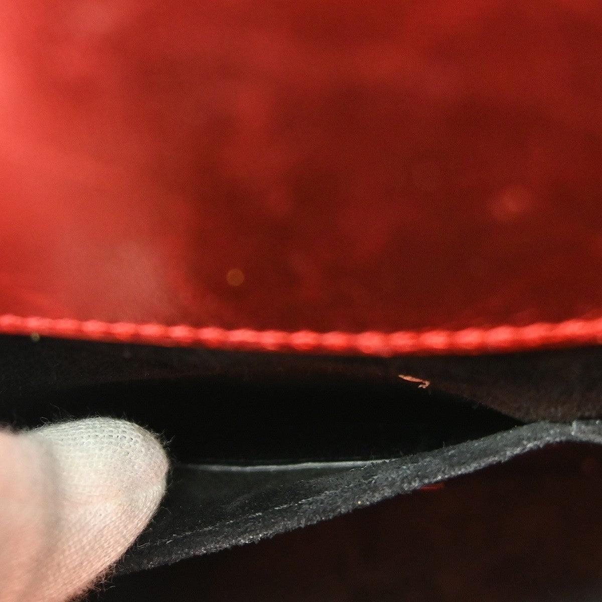 Saint Laurent Sac de Jour Bag Leather, Red, Leather, Handbag