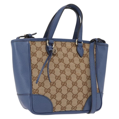 Gucci Bree Convertible Tote GG Canvas with Leather, Beige, Canvas, Tote Bag