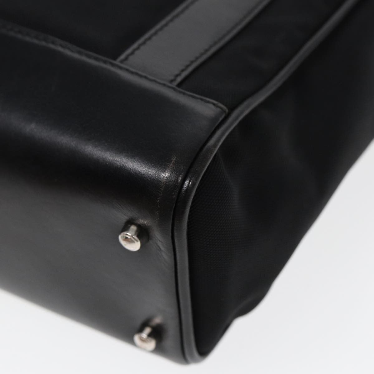 Gucci Vintage Handbag Nylon, BLACK, NYLON, Handbag