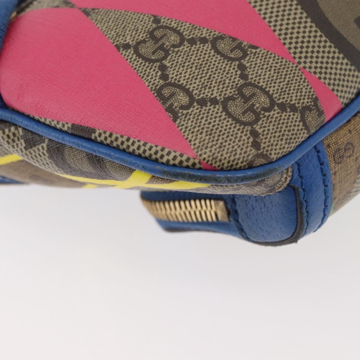 Gucci GG Supreme Belt Bag GG Coated Canvas and Leather, Multicolour, PVC, Crossbody Bag