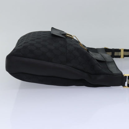 Gucci Vintage Jackie Shoulder Bag Canvas and Leather, Multicolour, Canvas, Shoulder Bag