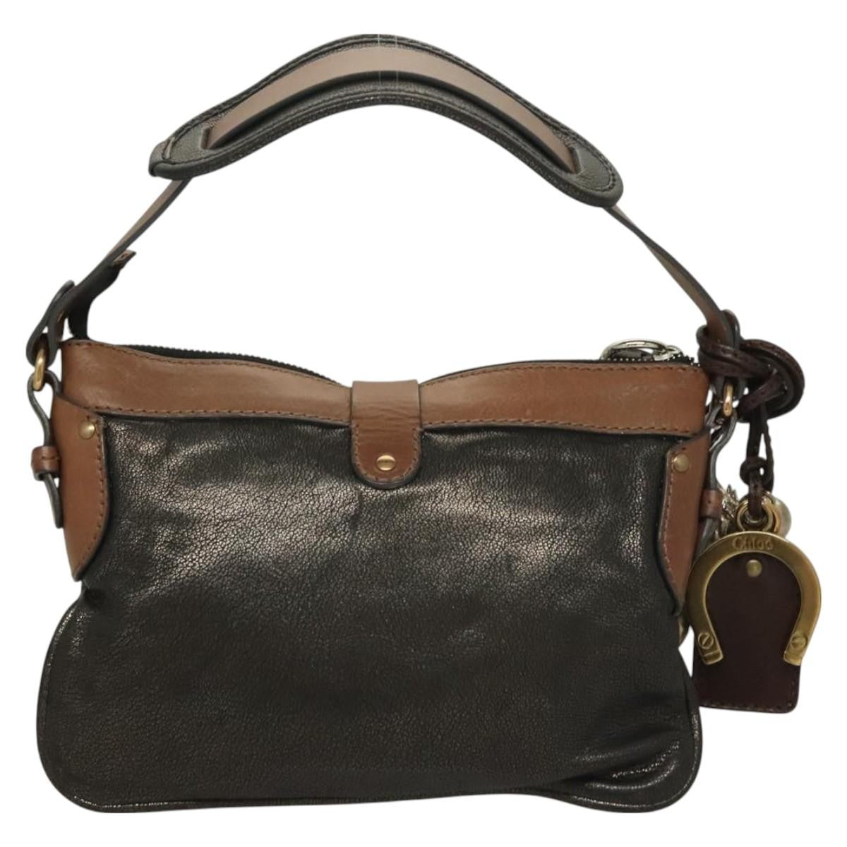 Chloe Kerala Equipped Satchel Leather, BLACK, LEATHER, Handbag