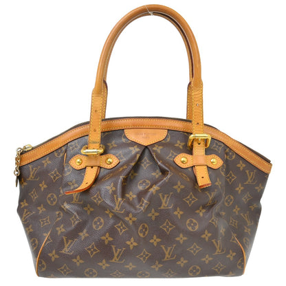 Louis Vuitton Tivoli Handbag Monogram Canvas, Brown, Canvas, Handbag