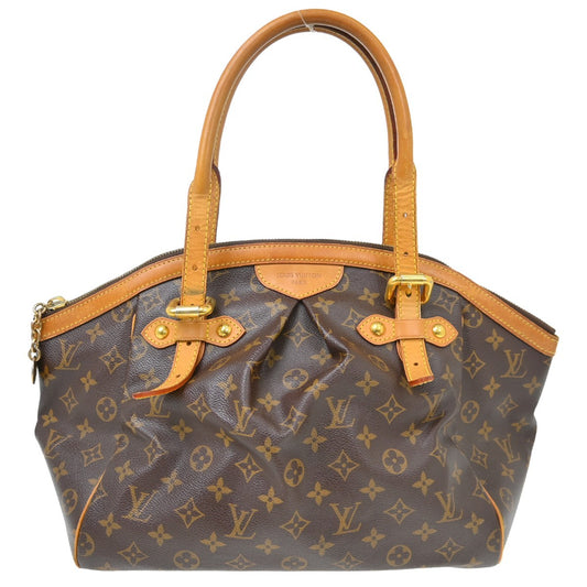 Louis Vuitton Tivoli Handbag Monogram Canvas, Brown, Canvas, Handbag