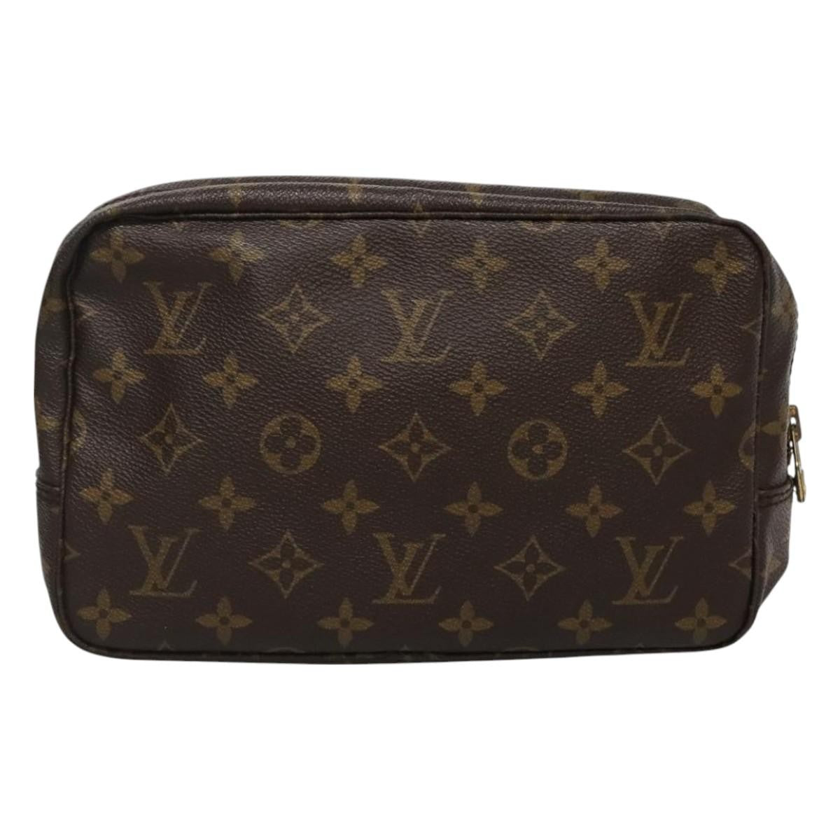 Louis Vuitton Trousse Toiletry Pouch Monogram Canvas, BROWN, CANVAS, Toiletry Case