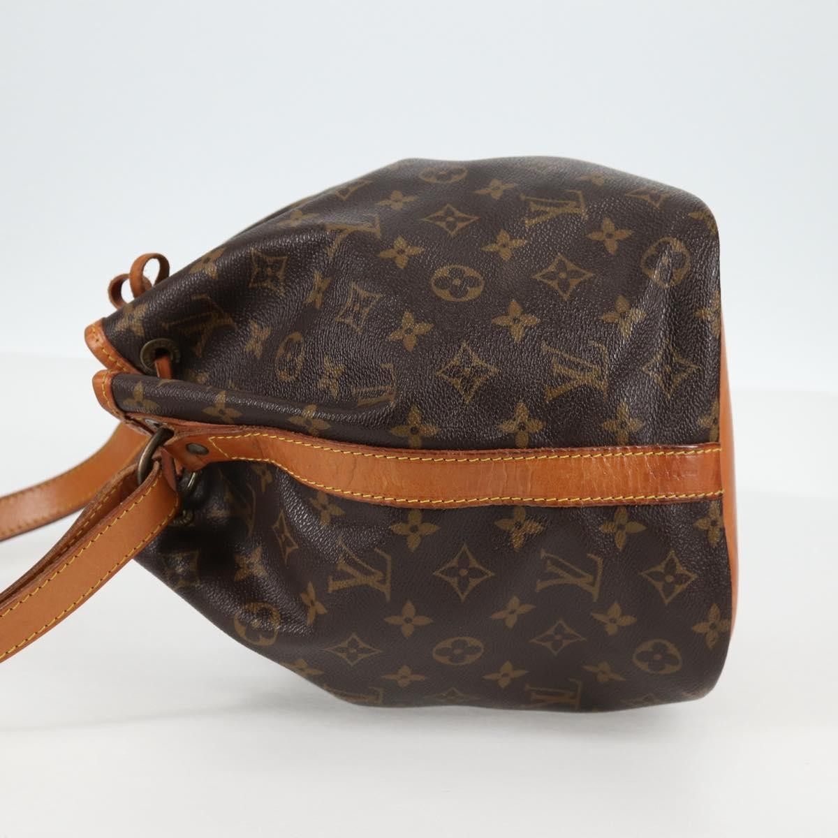 Louis Vuitton Petit Noe Handbag Monogram Canvas, BROWN, CANVAS, Handbag