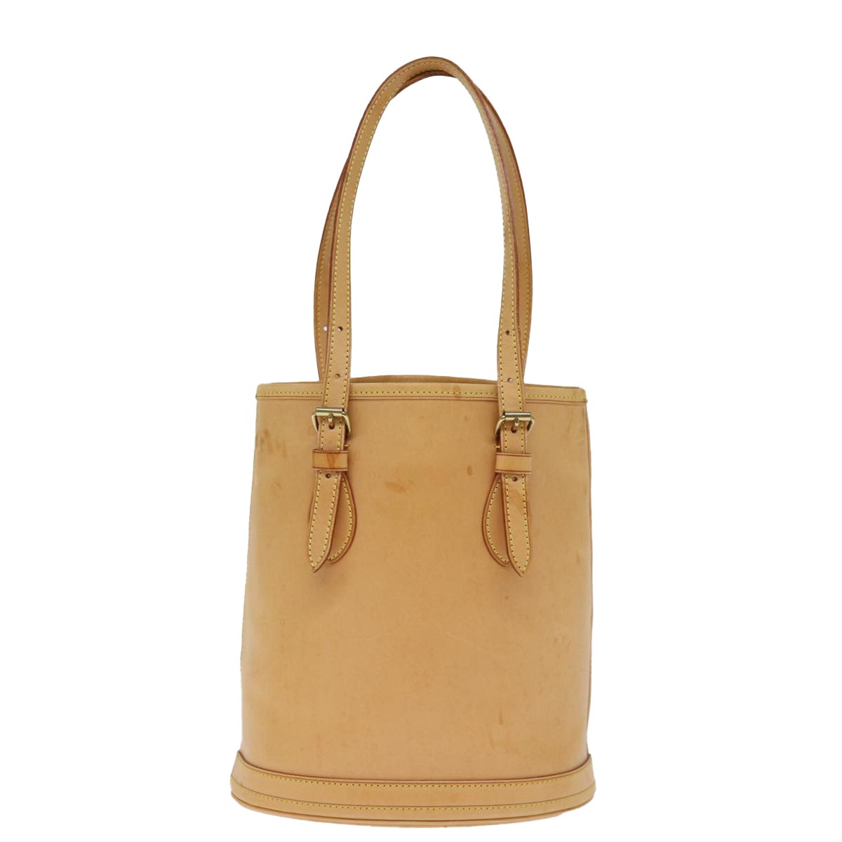 Louis Vuitton Marais Bucket Bag Nomade Leather, BEIGE, LEATHER, Handbag