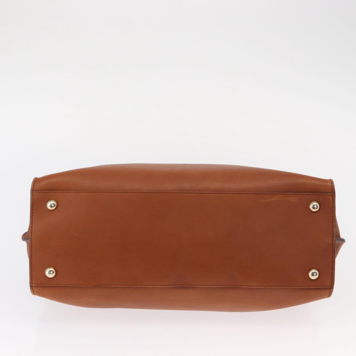 Salvatore Ferragamo Virna Satchel Leather, BROWN, LEATHER, Shoulder bag