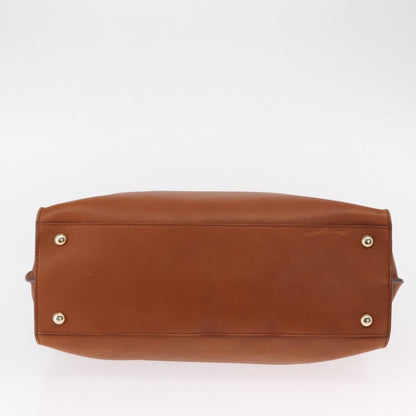 Salvatore Ferragamo Virna Satchel Leather, BROWN, LEATHER, Shoulder bag