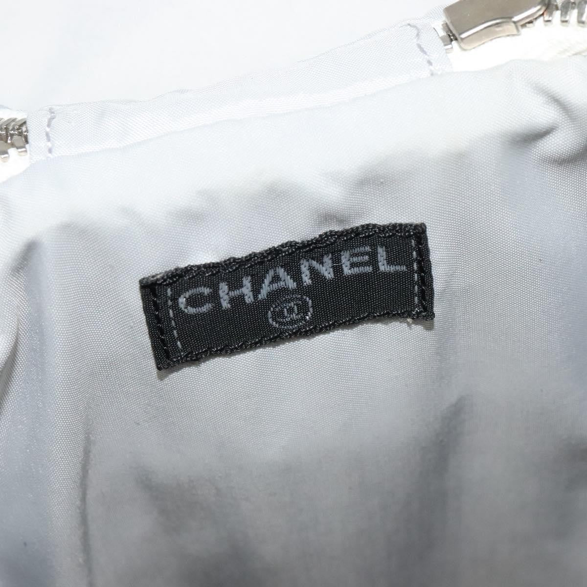 Chanel Sport Line Bottle Holder Nylon, WHITE, NYLON, Clutche & pouche