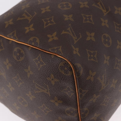 Louis Vuitton Speedy Handbag Monogram Canvas, Brown, Canvas, Handbag