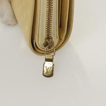 Louis Vuitton Lou Wallet Nanogram Leather, BEIGE, LEATHER, Wallets