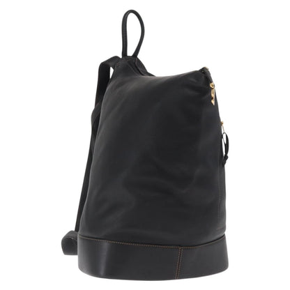 Loewe Anton Backpack Leather, Black, Leather, Backpack