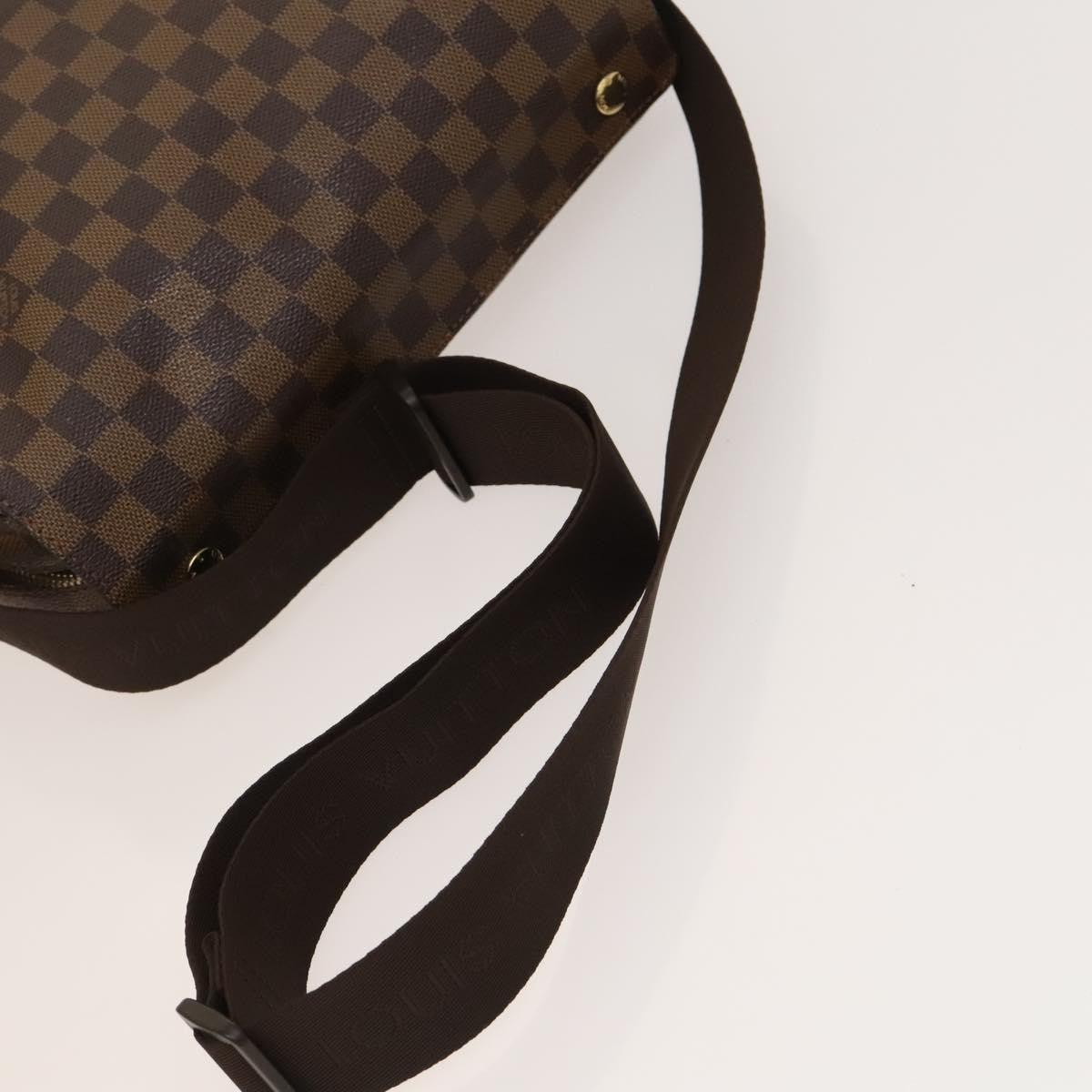 Louis Vuitton Naviglio Handbag Damier, BROWN, CANVAS, Shoulder bag