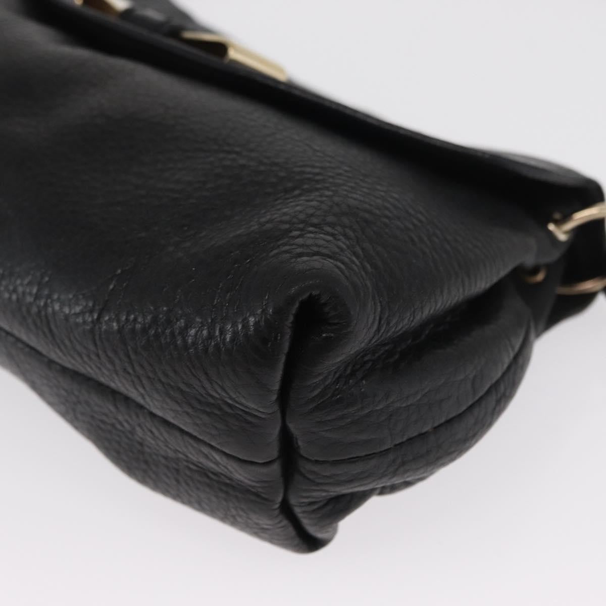 Chloe Lily Shoulder bag Leather, BLACK, LEATHER, Shoulder bag