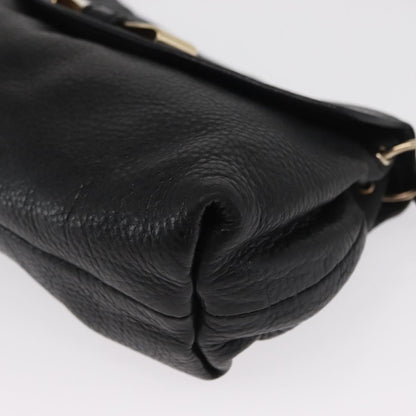 Chloe Lily Shoulder bag Leather, BLACK, LEATHER, Shoulder bag