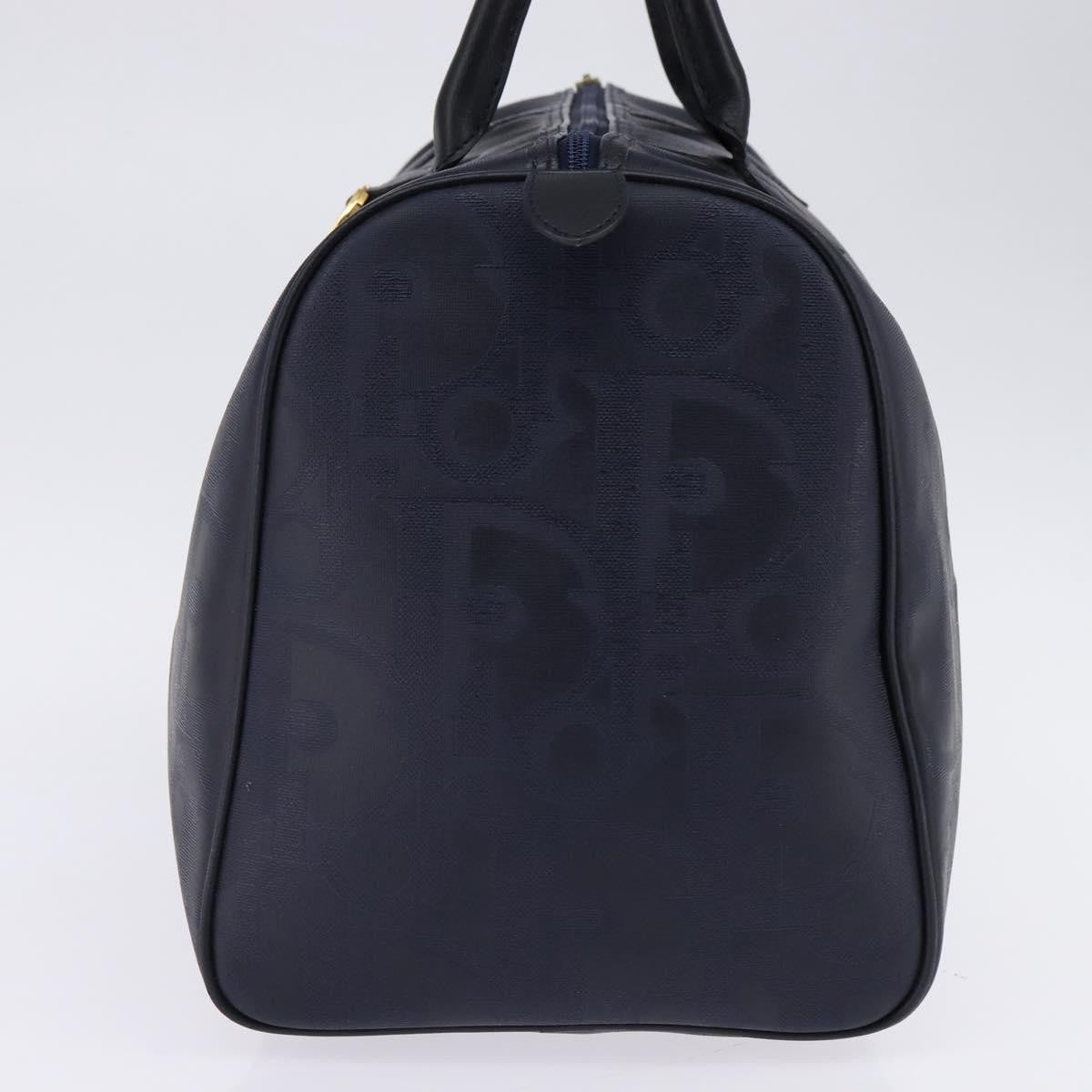 Christian Dior Lady Dior Boston Bag Canvas, NAVY, CANVAS, Travel bag