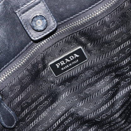 Prada Bow Tote Tessuto with Leather, Black, Nylon, Tote Bag