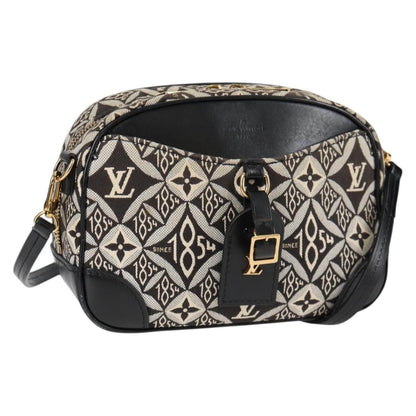 Louis Vuitton Deauville Handbag Limited Edition Since 1854 Monogram Jacquard, BLACK, CANVAS, Shoulder bag