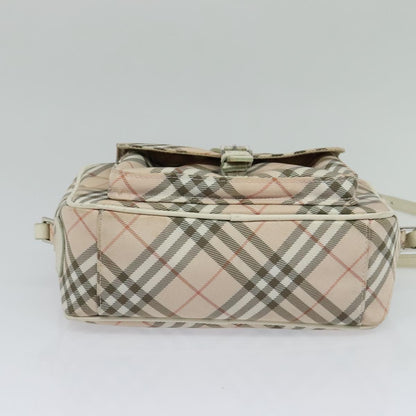 Burberry Nova Check Blue Label Canvas, PINK, CANVAS, Shoulder bag