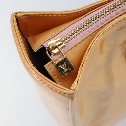 Louis Vuitton Columbus Handbag Monogram Vernis, Beige, Patent Leather, Tote Bag