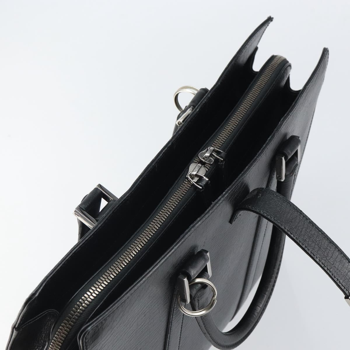 Gucci Vintage Handbag Leather, BLACK, LEATHER, Handbag