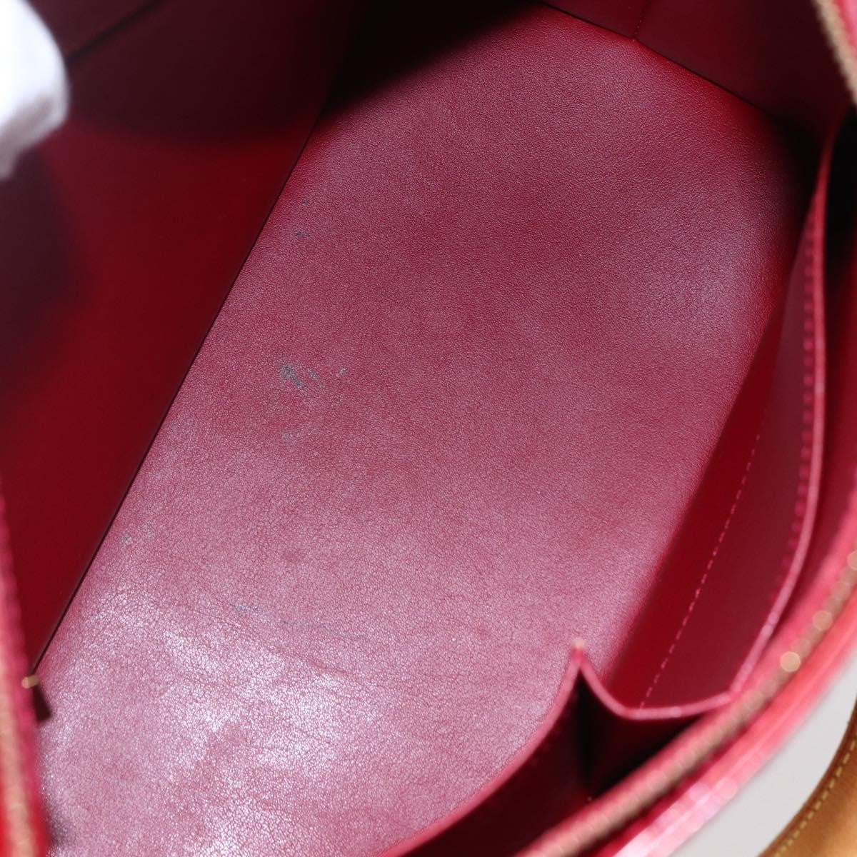 Louis Vuitton Houston Handbag Monogram Vernis, RED, PATENT_LEATHER, Handbag