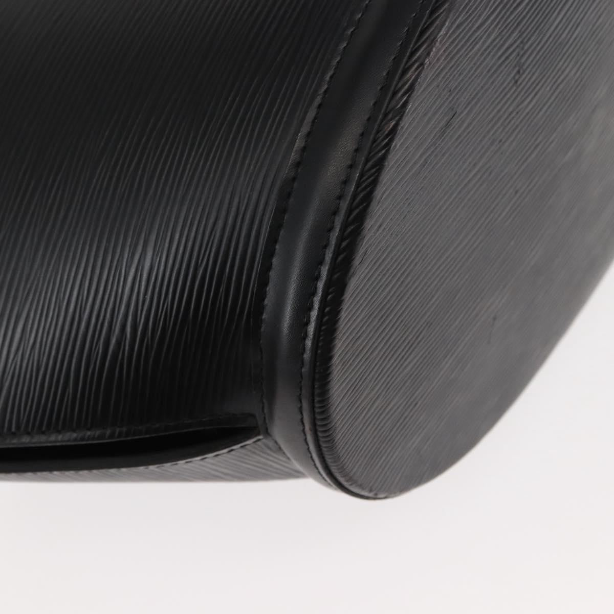 Louis Vuitton Saint Jacques Handbag Epi Leather, BLACK, LEATHER, Shoulder bag