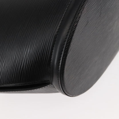 Louis Vuitton Saint Jacques Handbag Epi Leather, BLACK, LEATHER, Shoulder bag