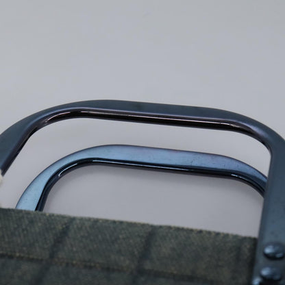 Chanel Chocolate Bar Tote Quilted Canvas, BLUE, CANVAS, Tote bag