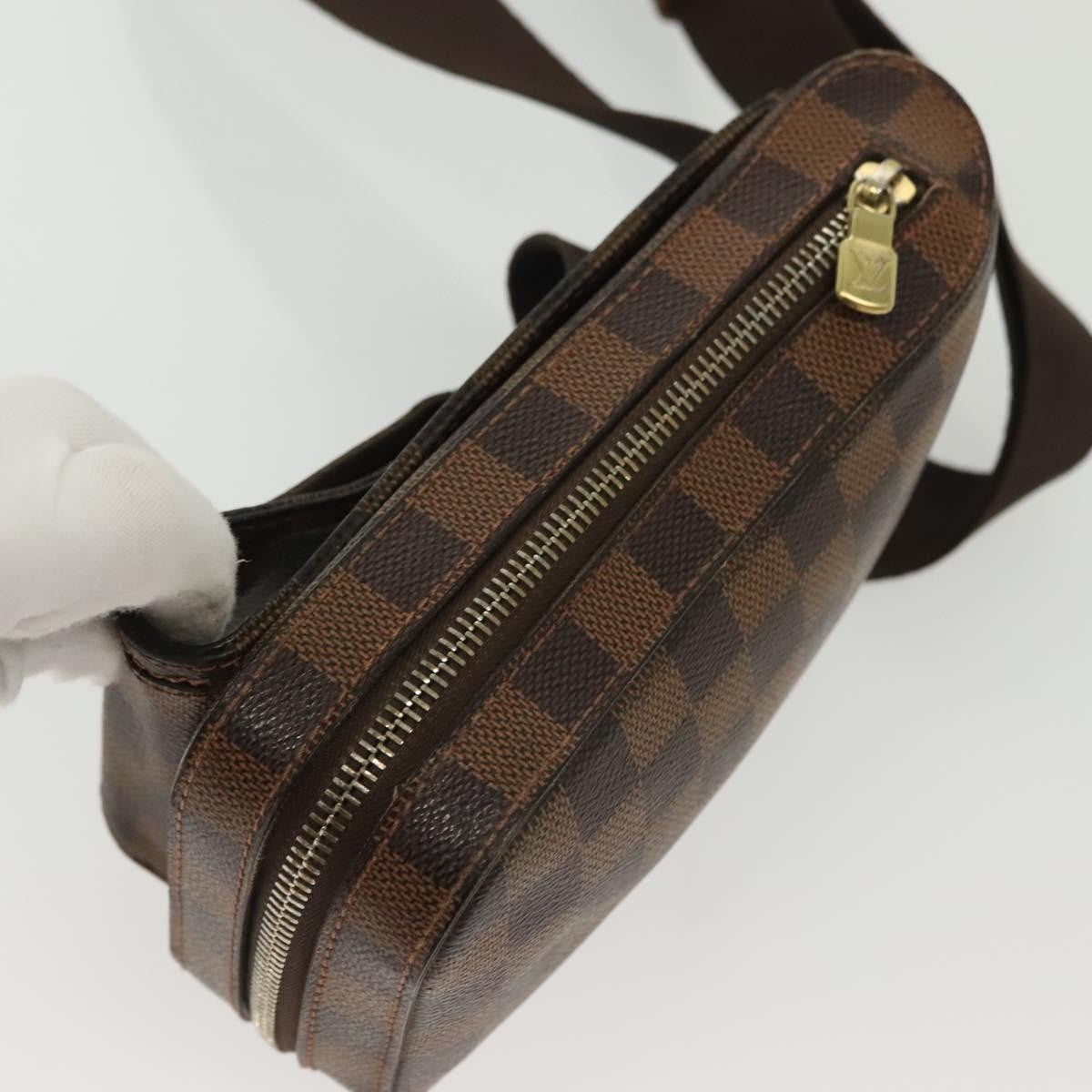 Louis Vuitton Geronimos Waist Bag Damier, BROWN, CANVAS, Shoulder bag