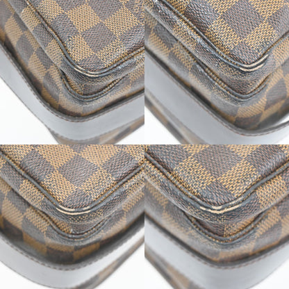 Louis Vuitton Naviglio Handbag Damier, BROWN, CANVAS, Shoulder bag