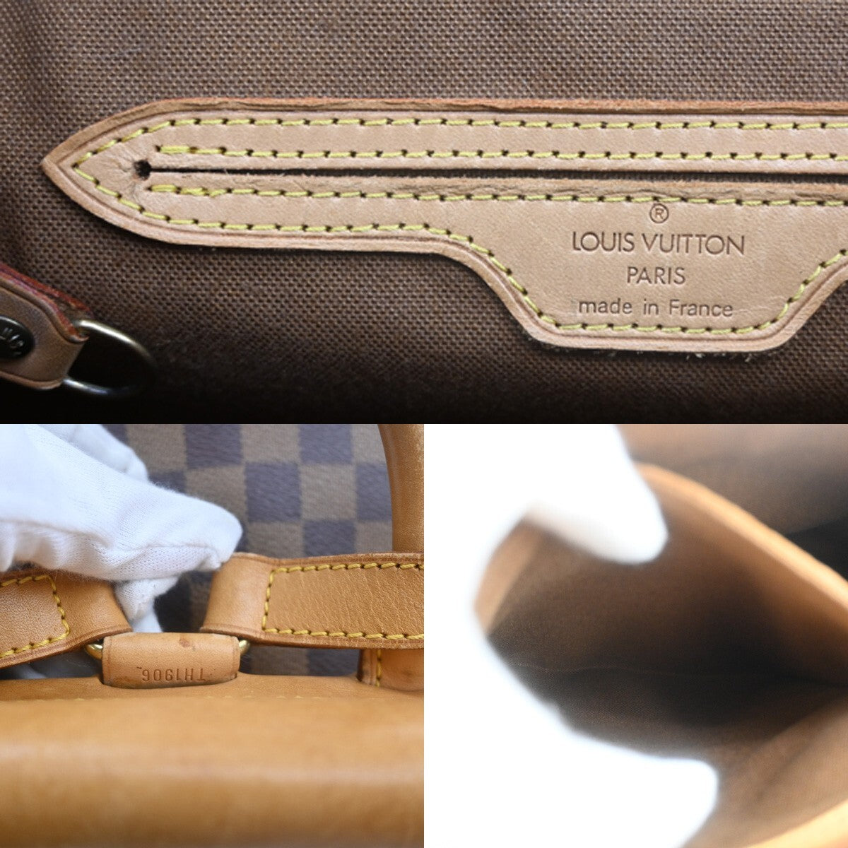 Louis Vuitton Arlequin Backpack Damier, BROWN, CANVAS, Backpack