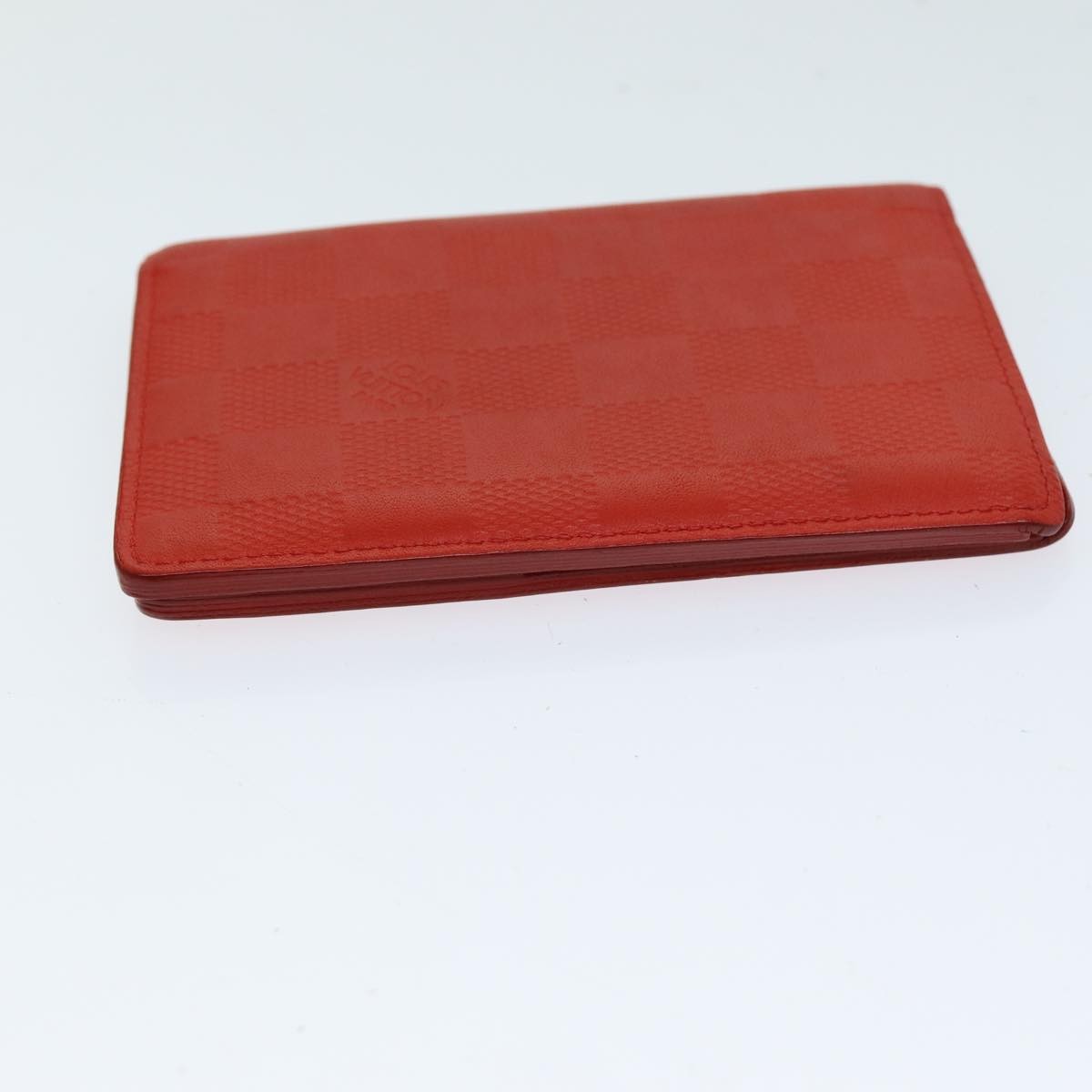 Louis Vuitton Infini Organiser Leather, Red, Leather, Wallet