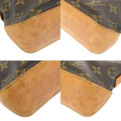 Louis Vuitton Trotteur Handbag Monogram Canvas, Brown, Canvas, Shoulder Bag