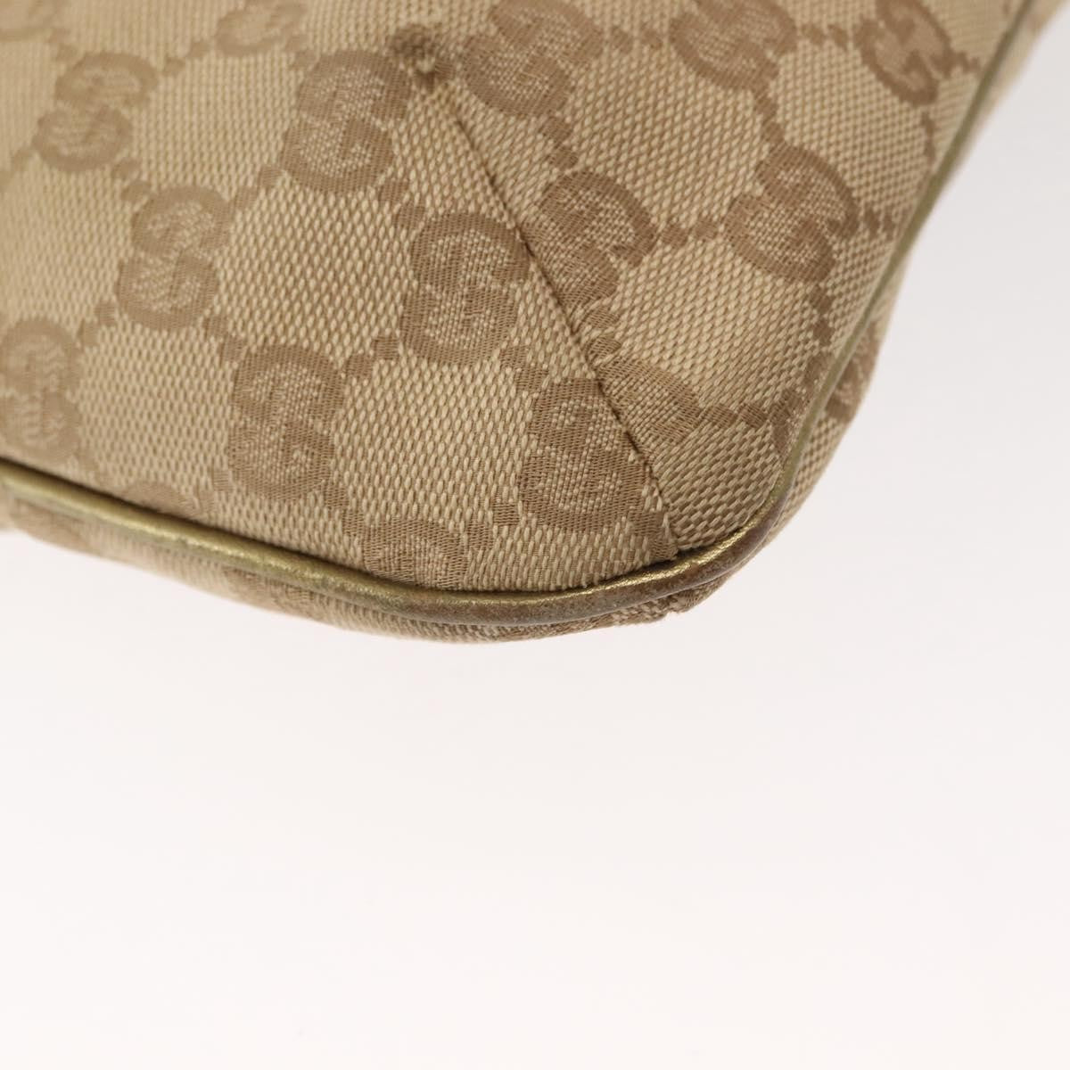 Gucci Web Strap Messenger Bag GG Canvas, BEIGE, CANVAS, Shoulder bag