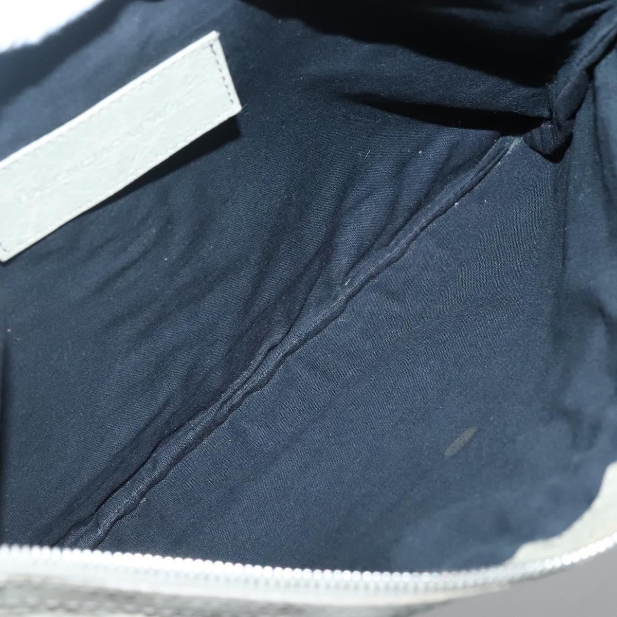 Balenciaga Classic City Clip Pouch Leather, BEIGE, LEATHER, Clutche & pouche