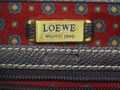 Loewe Anagram Shoulder Bag Leather, Black, Leather, Shoulder Bag