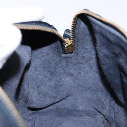 Saint Laurent Classic Baby Duffle Bag Leather, NAVY, LEATHER, Handbag