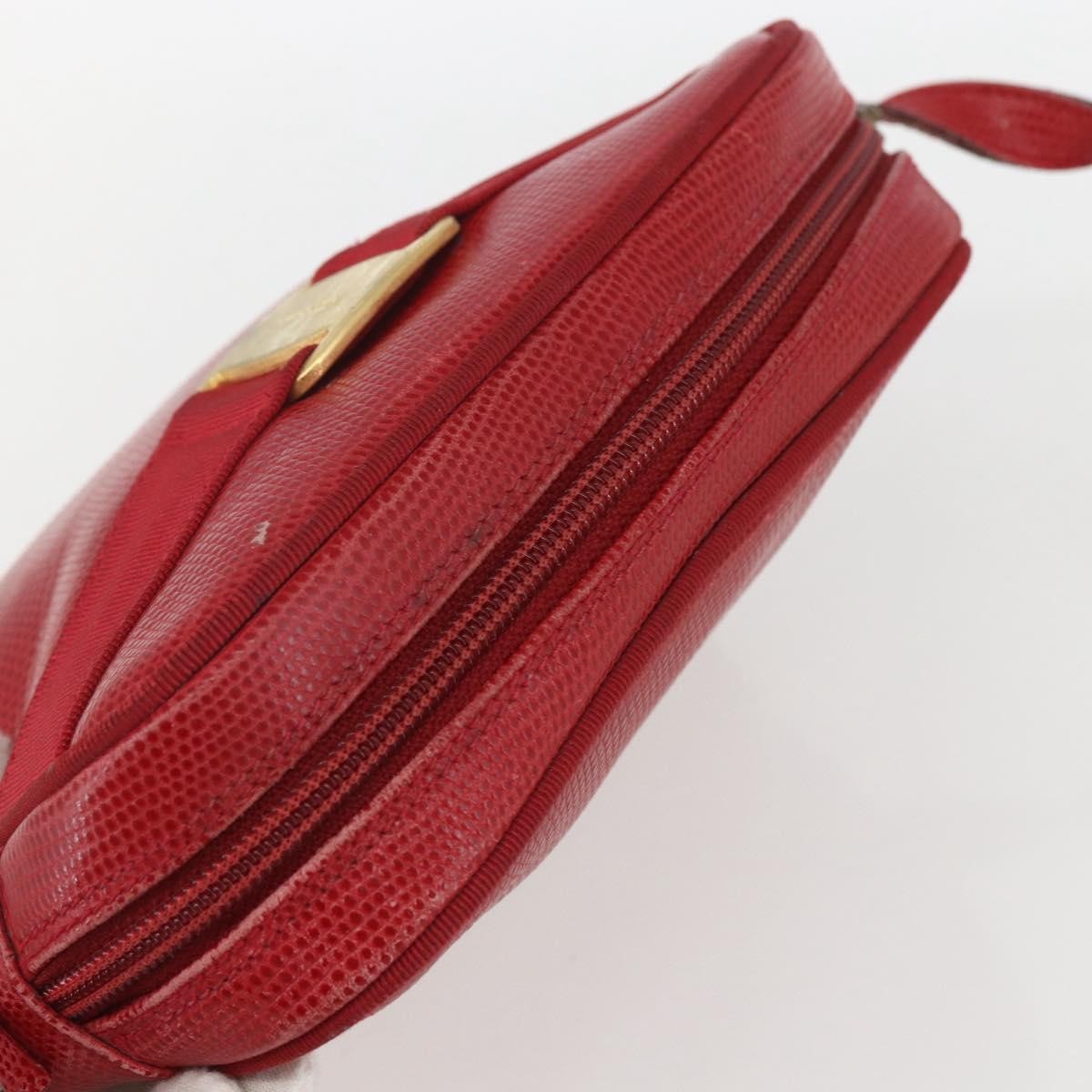 Salvatore Ferragamo Vara Bow camera Shoulder Bag Leather, RED, LEATHER, Shoulder bag
