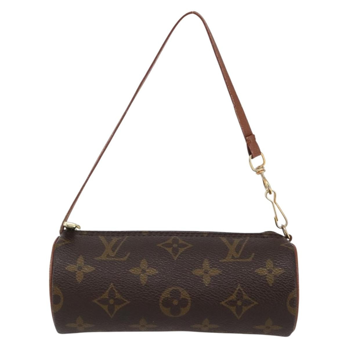 Louis Vuitton Papillon Pochette Monogram Canvas, BROWN, CANVAS, Handbag