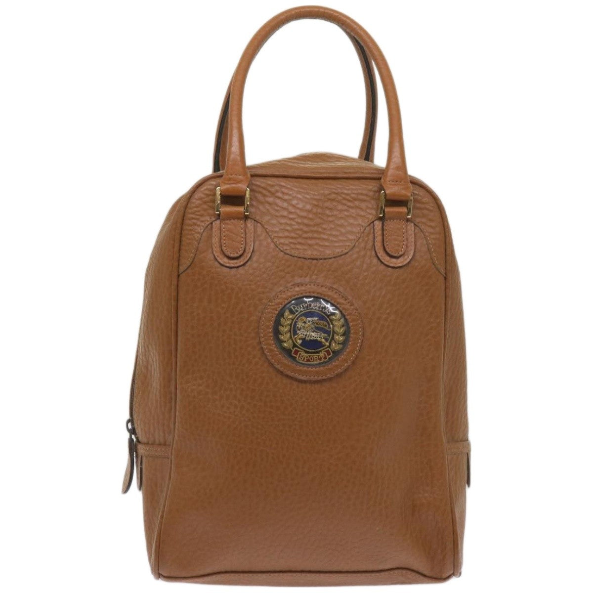Burberry Sport handbag Vintage nova check, BROWN, LEATHER, Handbag